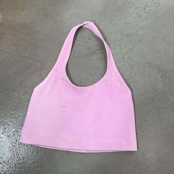 Spiritual Gangster Ribbed Halter Bra - Picture 2 of 6